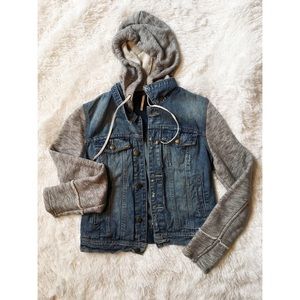 Free People Demin & Knit Jacket